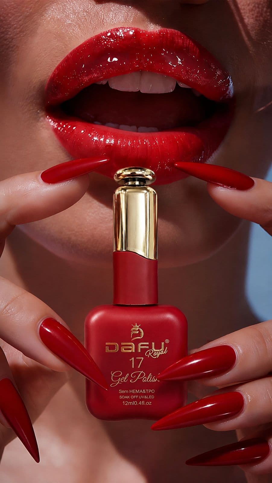 Esmalte Dafu Royal vermelho