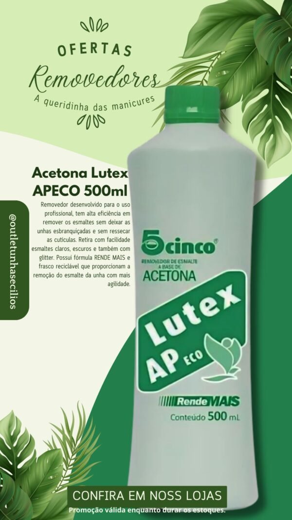 Lutex Removedor de Esmalte 500ml