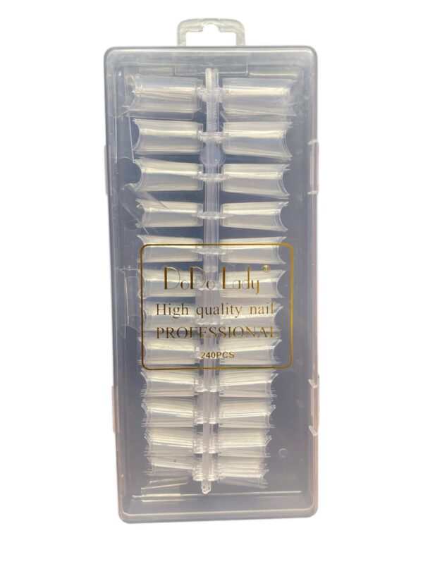 Tips Transparente DoDo Lady com 240 Unidades