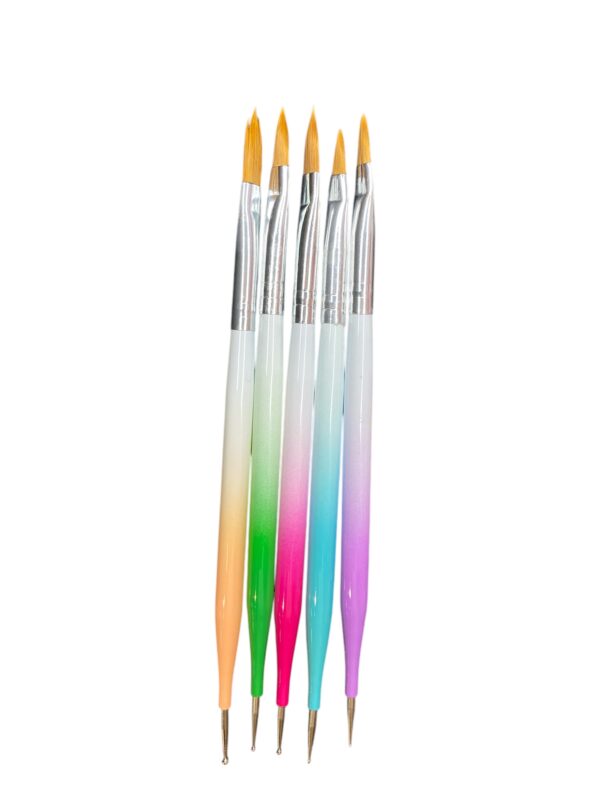 Kit de Pincel 5 Unidades com 1 Lado de Boleador