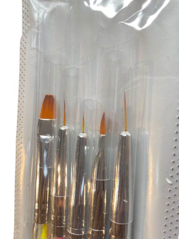 Kit de Pincel 5 Unidades com 1 Lado Boleador - Imagem 3