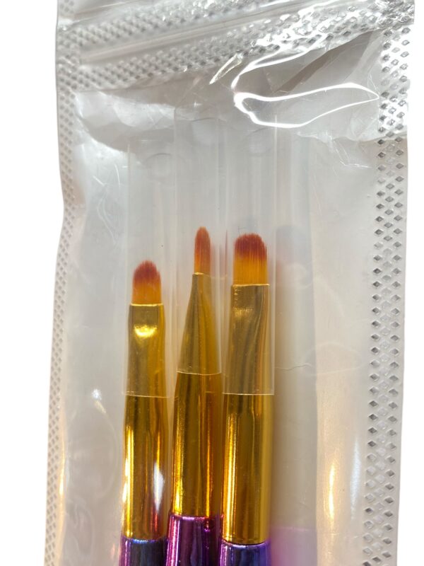 Kit de Pincel 3 Unidades Sereia Língua de Gato - Imagem 2