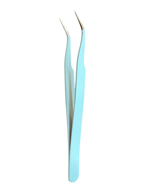 Pinça de Cílios Azul Curva - Galante