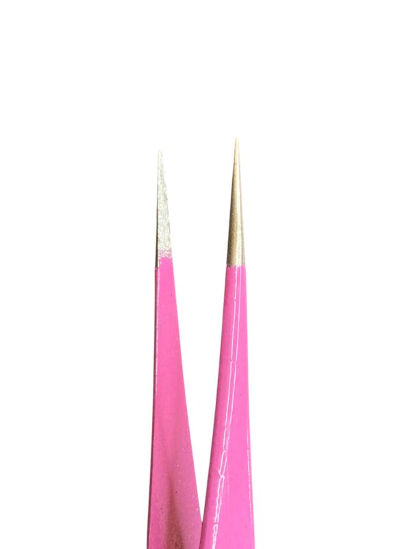 Pinça de Cílios Rosa Reta - Fada Color - Imagem 2