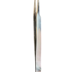 Pinça de Cílios Prata Curva - Zolo