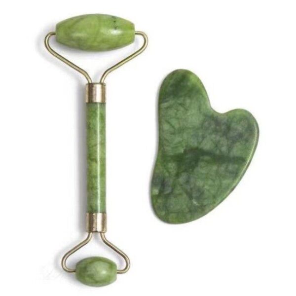 Rolo Pedra De Jade Com Placa Guasha Facial  - Imagem 3