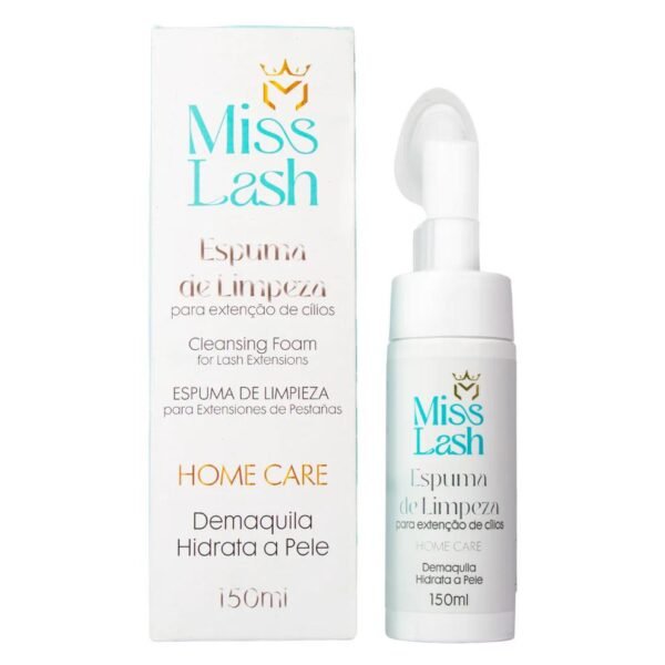 Espuma de Limpeza Home Care Miss Lash 50ml