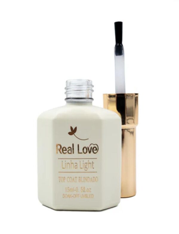 Top Coat Blindado Real Love 15ml - Imagem 2
