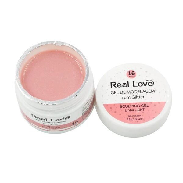 Gel Real Love com Glitter 15ml - Image 7