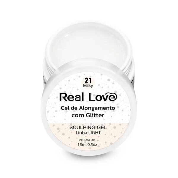 Gel Real Love com Glitter 15ml - Image 5