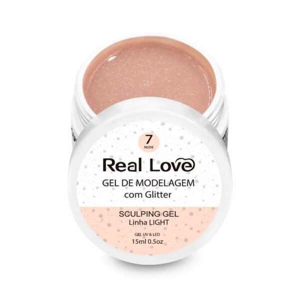 Gel Real Love com Glitter 15ml - Image 2