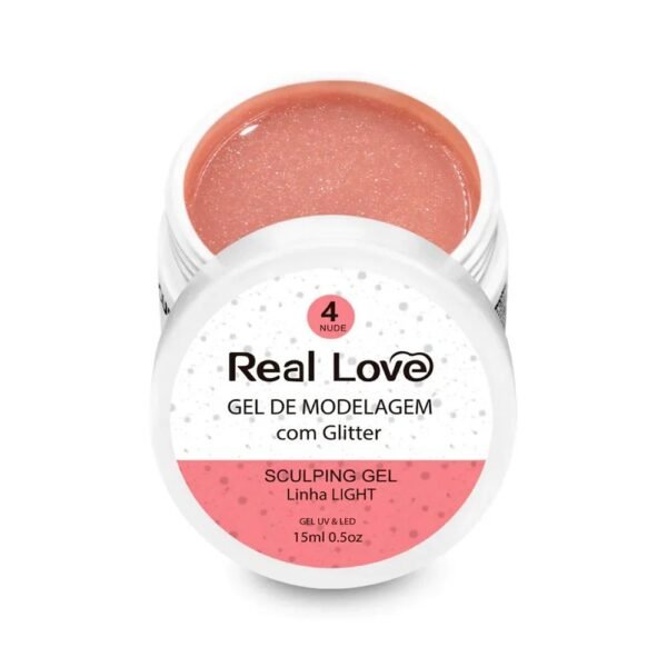 Gel Real Love com Glitter 15ml - Image 3