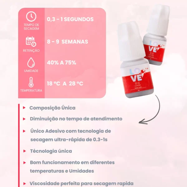 Cola de Cílios Love (3g) - Imagem 2
