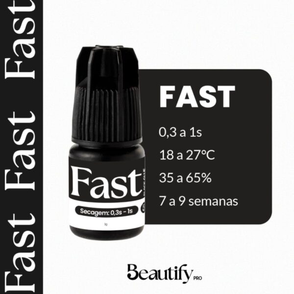 Cola Adesiva Beautify Pro Fast – 3ml - Imagem 2