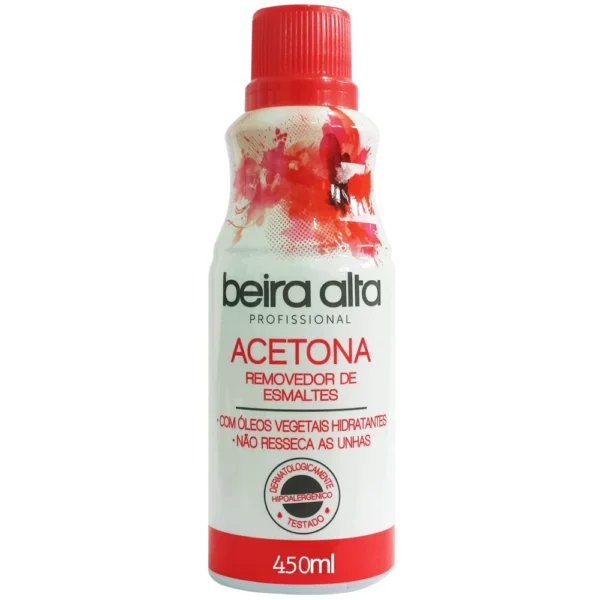 Removedor de Esmalte – Diluição de Acetona Beira Alta 450ml