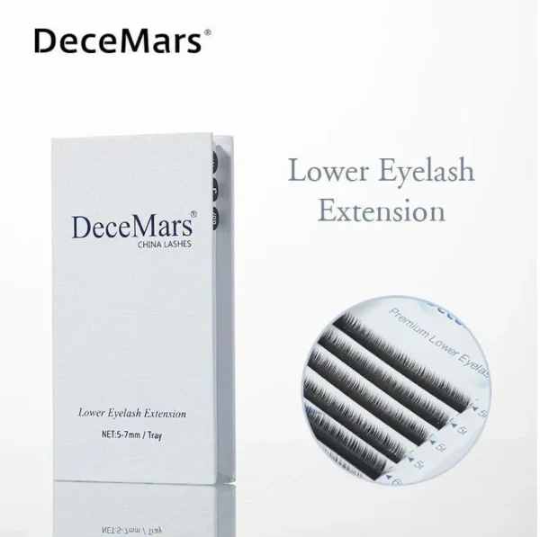 Cílios Decemars Curvatura J – Para Cílios Inferiores (Mix 5mm ao 7mm – 0,07J) - Imagem 2